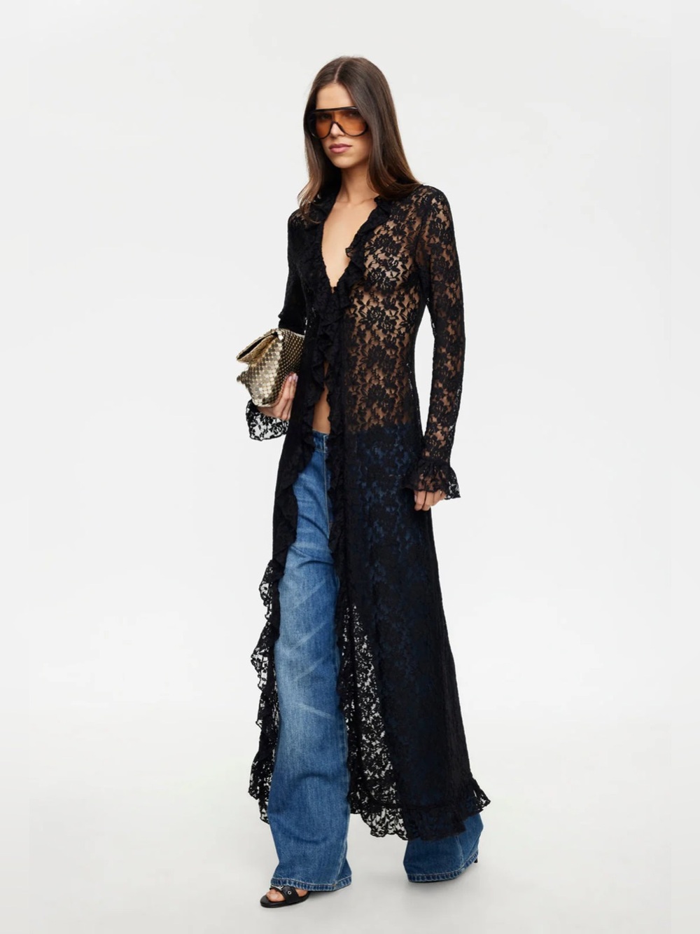 LIONESS | LONG NIGHTS MAXI DRESS | NOIR | 1G
